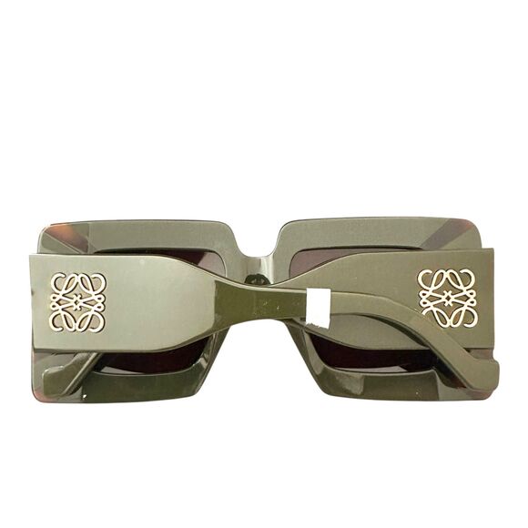 LOEWE Anagram‎ Square Sunglasses w Case NEW NWOT